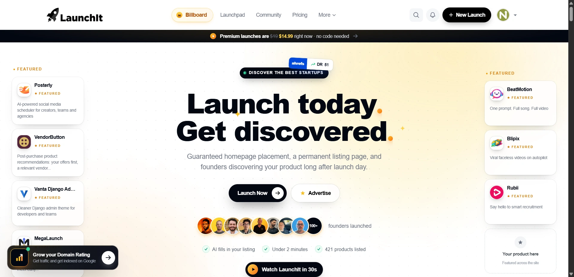 LaunchIt fast - product launch platform