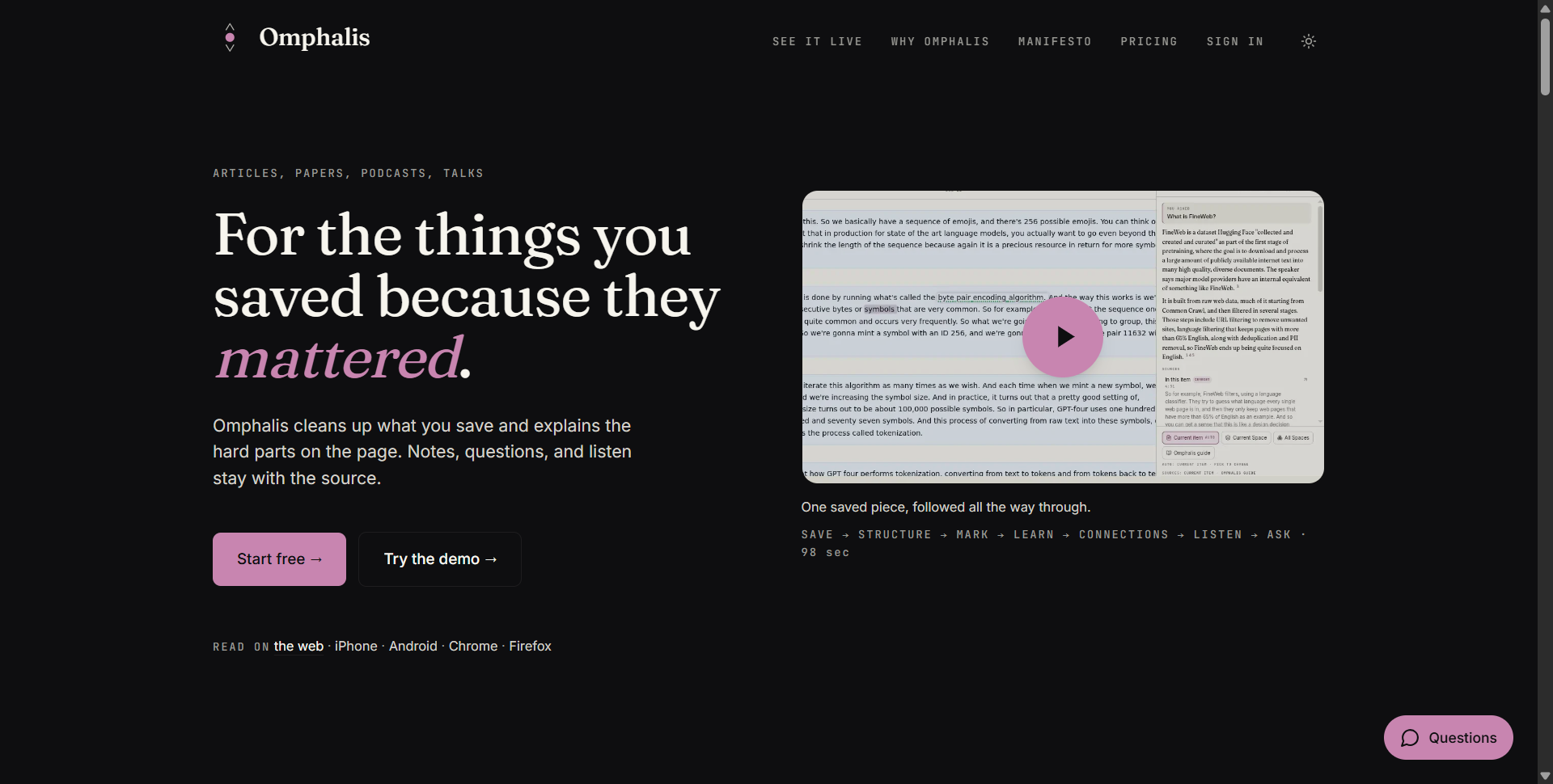 Omphalis Homepage