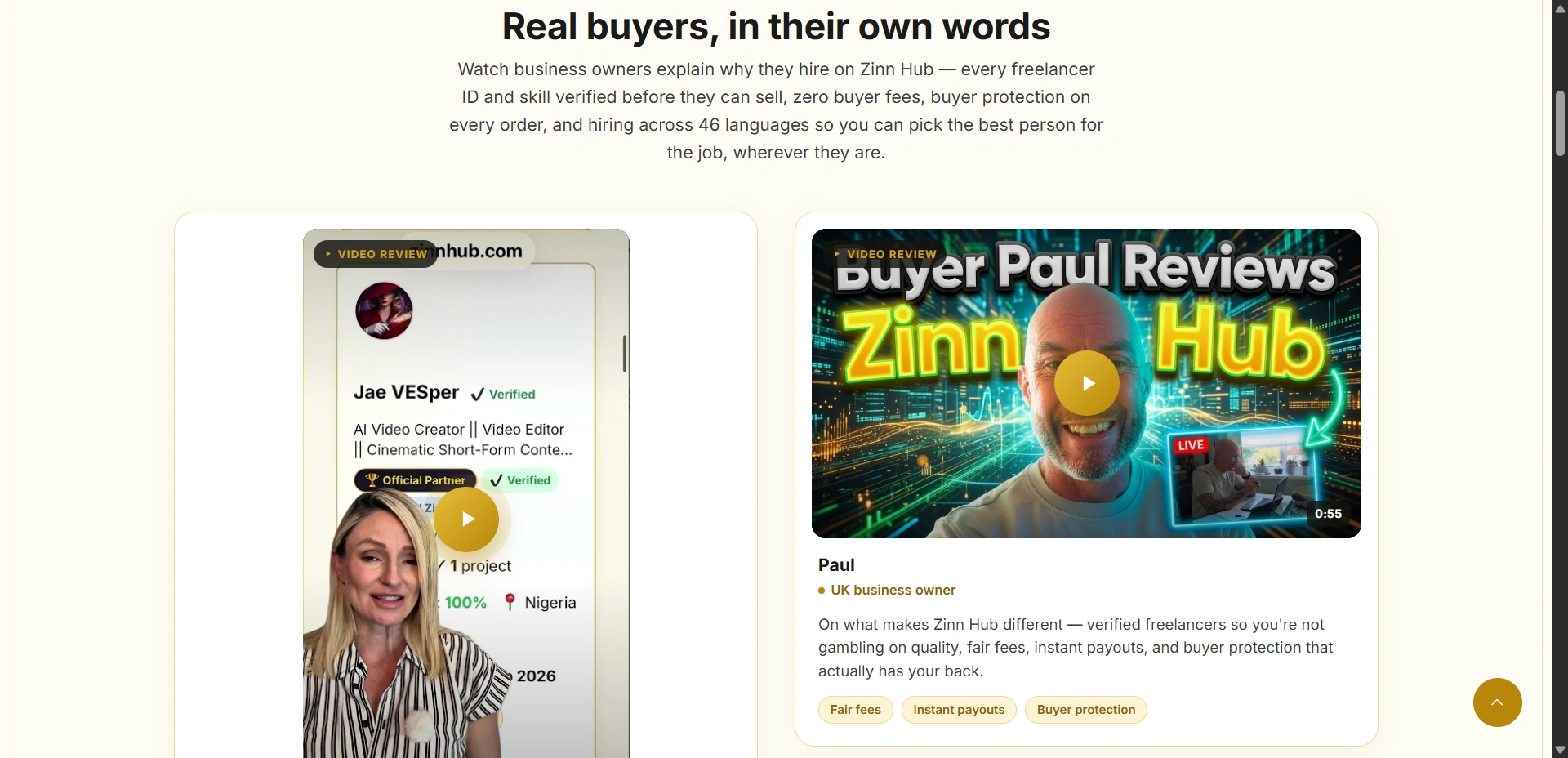 zinnhub testimonial