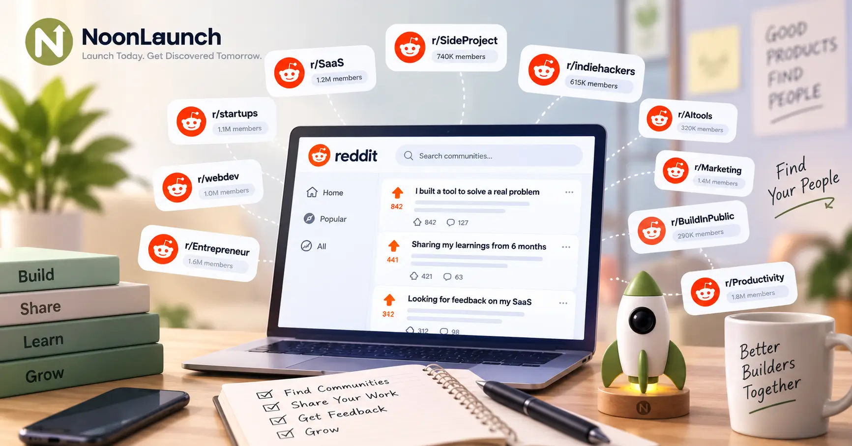 where to launch on reddit
