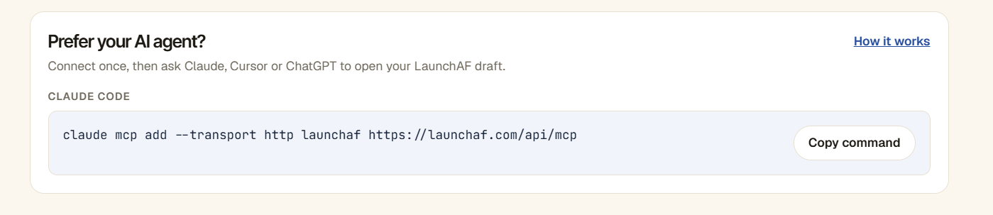 LaunchAF MCP