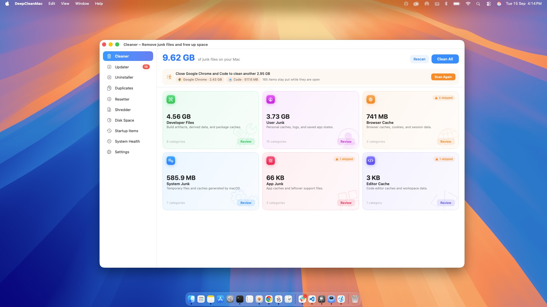 cleaner mac