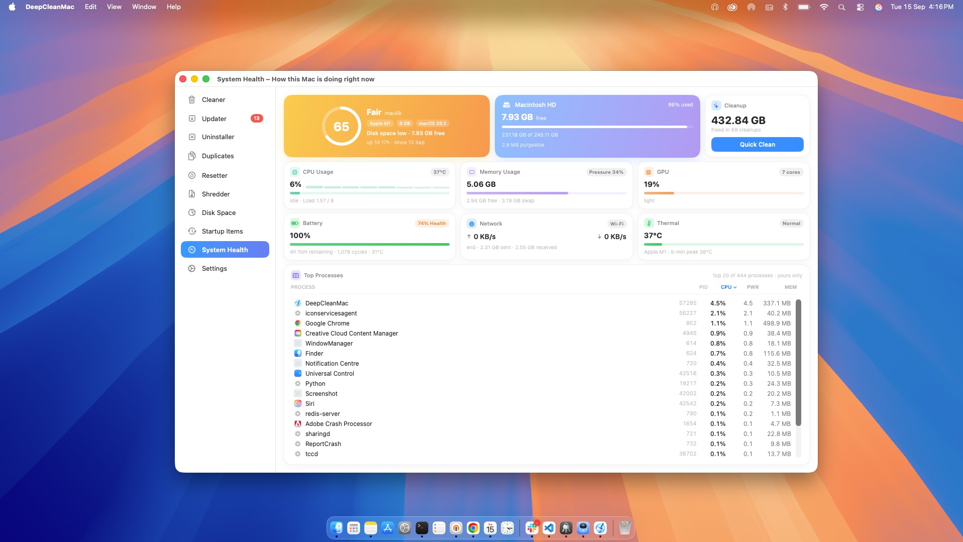 system health monitoring