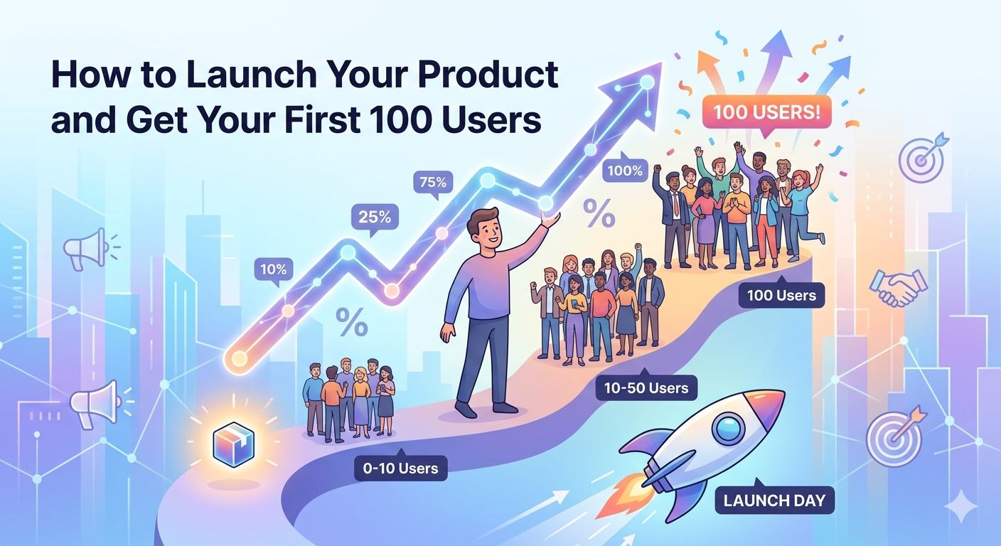 How to Launch Your Product and Get Your First 100 Users