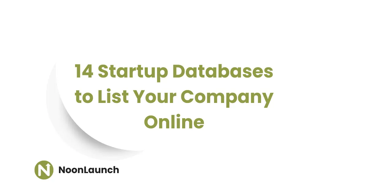14 Startup Databases to List Your Company Online
