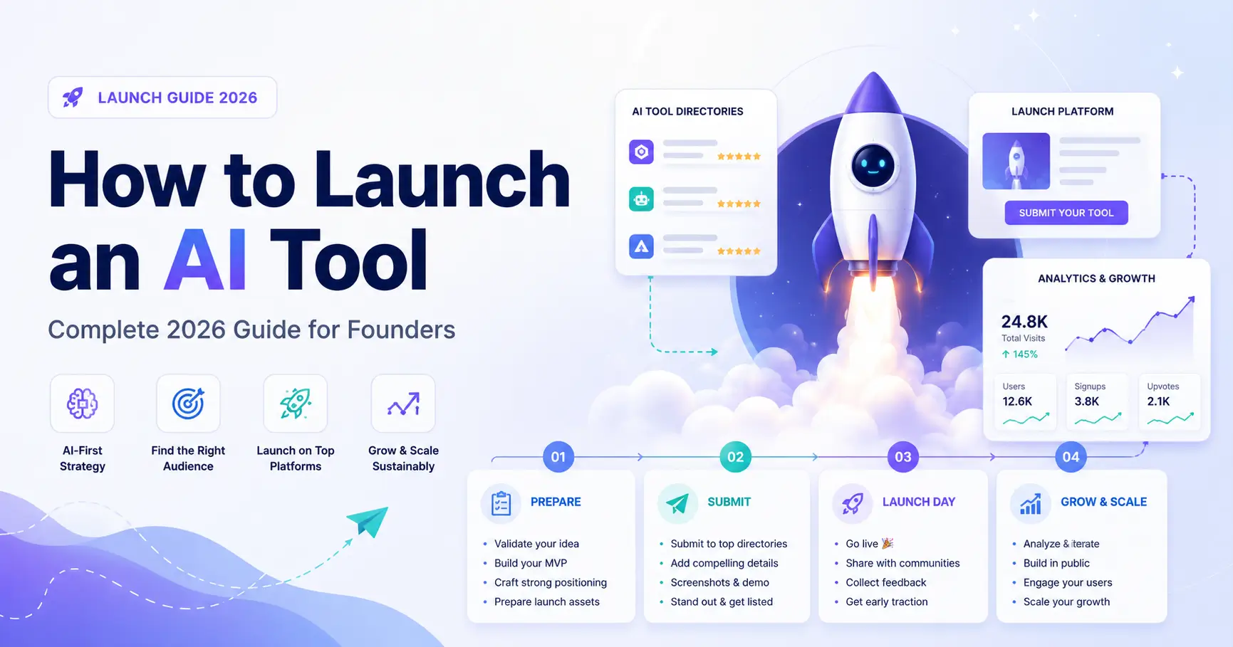 How to Launch an AI Tool Complete 2026 Guide for Founders