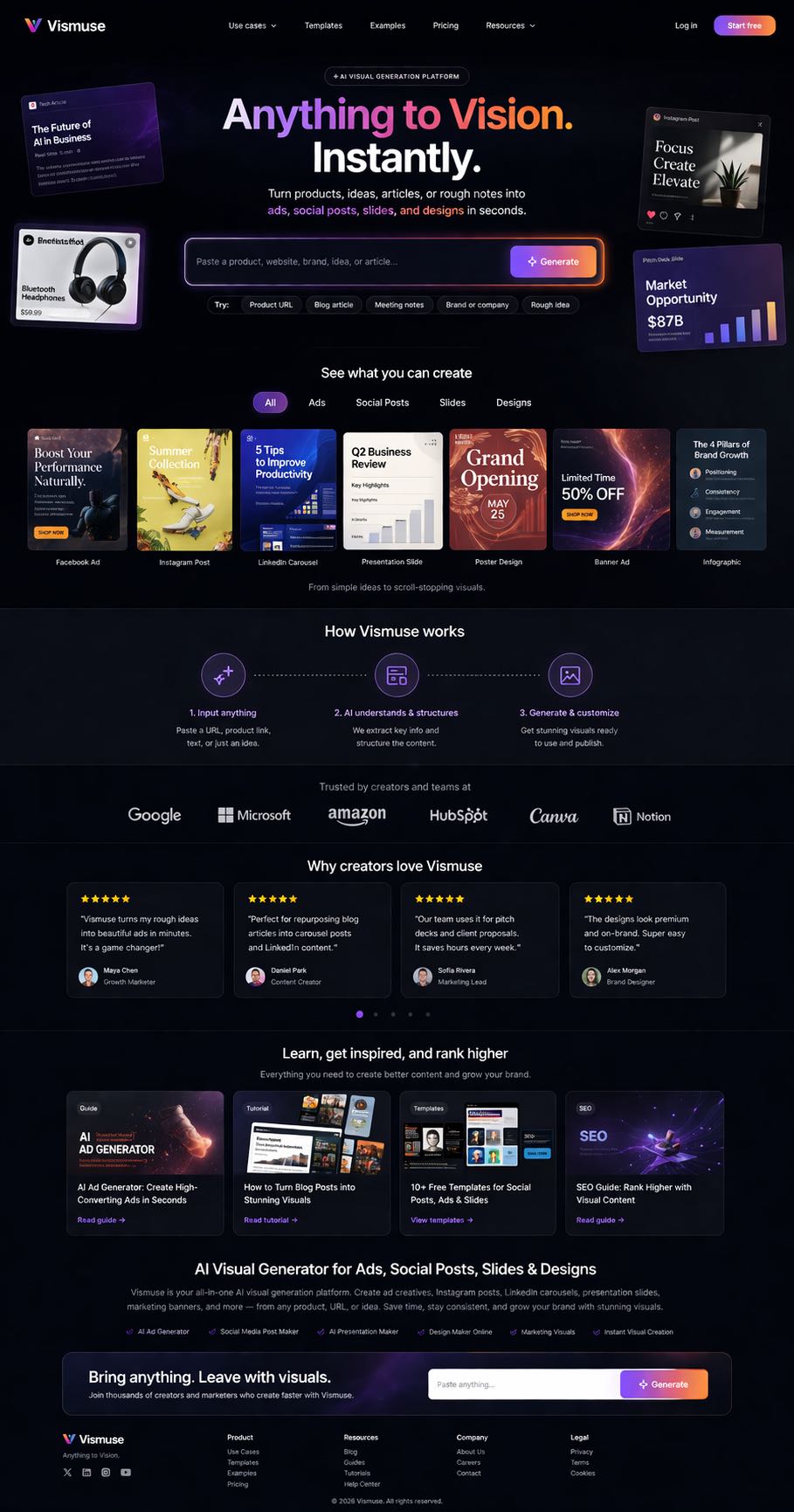 Vismuse screenshot 1