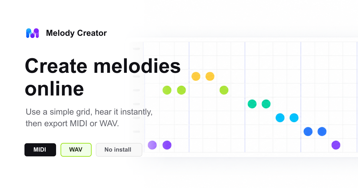 Melody Creator screenshot 1