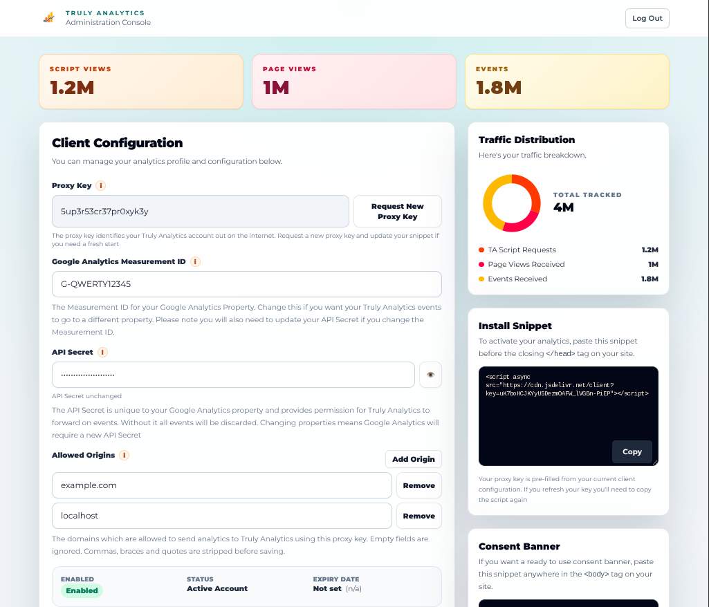 Truly Analytics screenshot 1