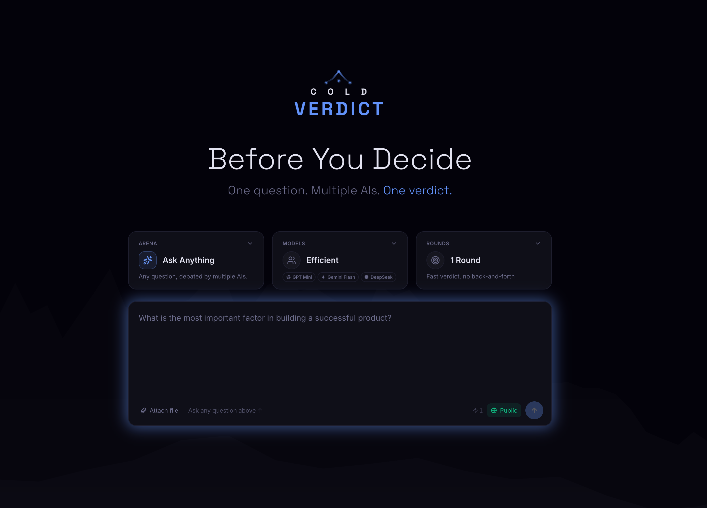ColdVerdict screenshot 1