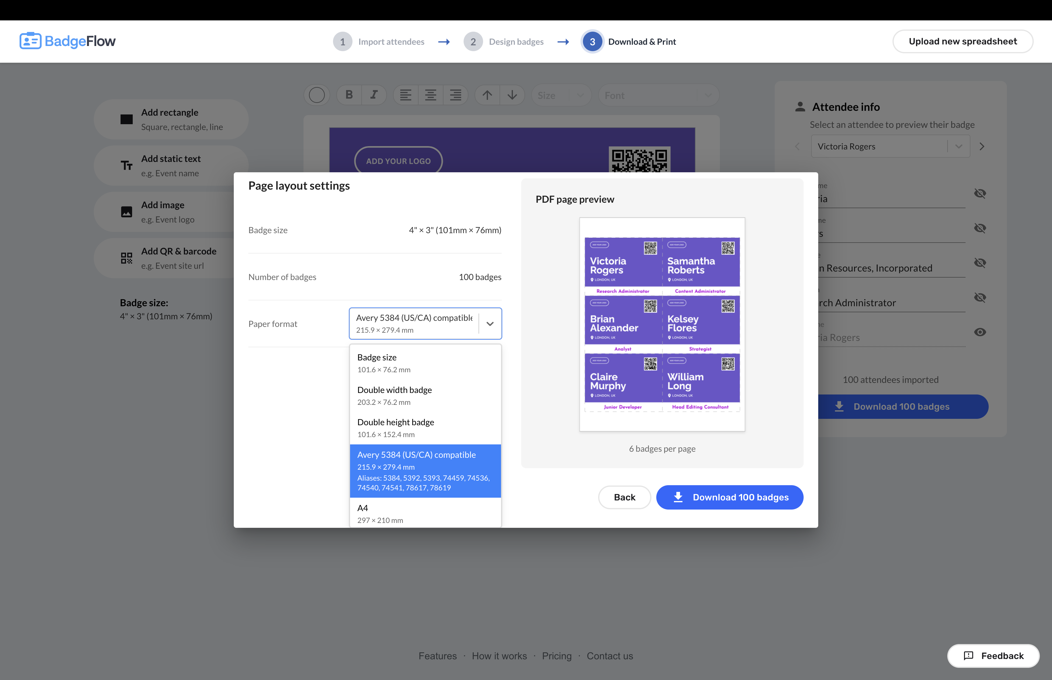 BadgeFlow screenshot 2