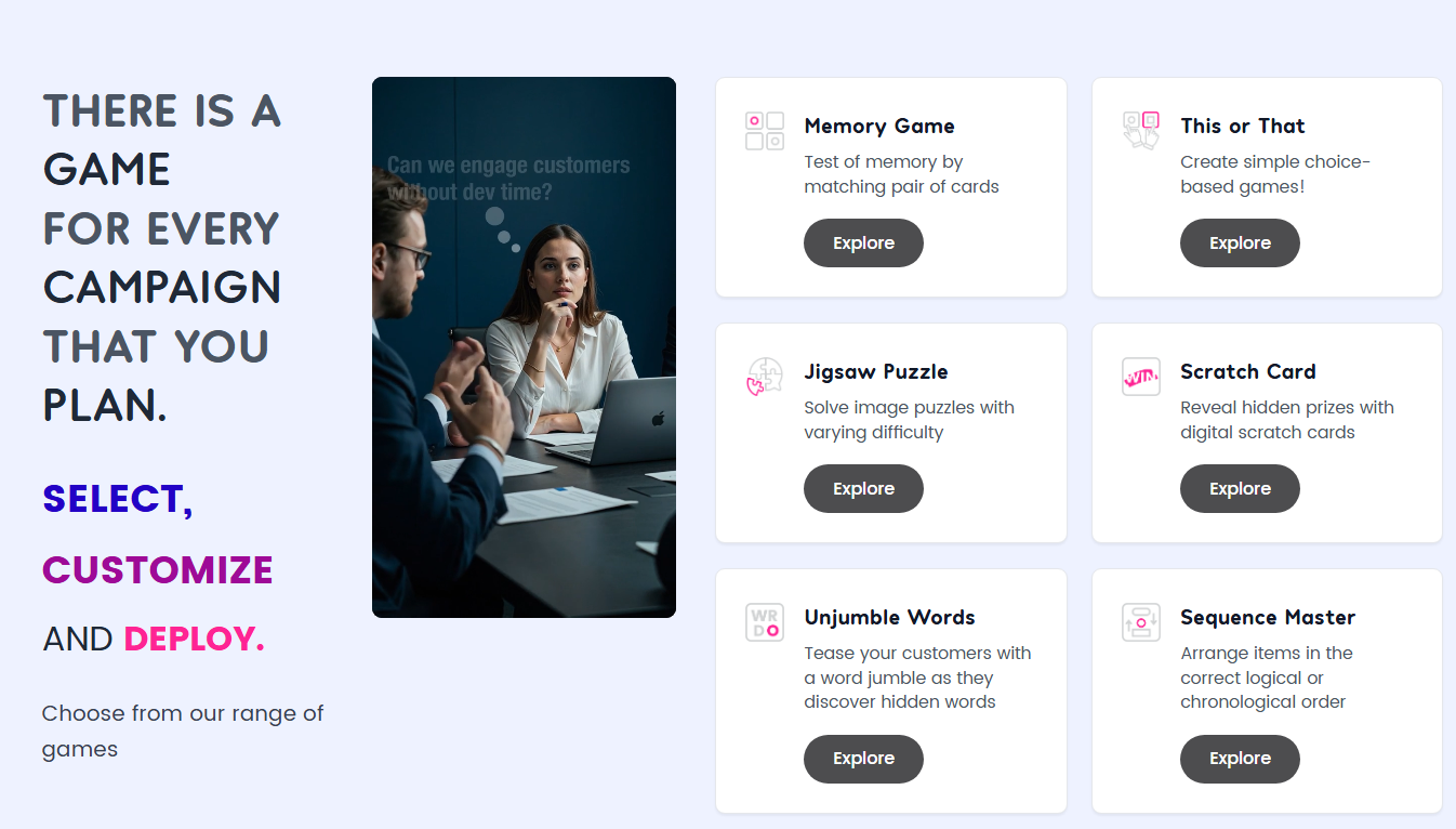 playly gamification platform screenshot 1