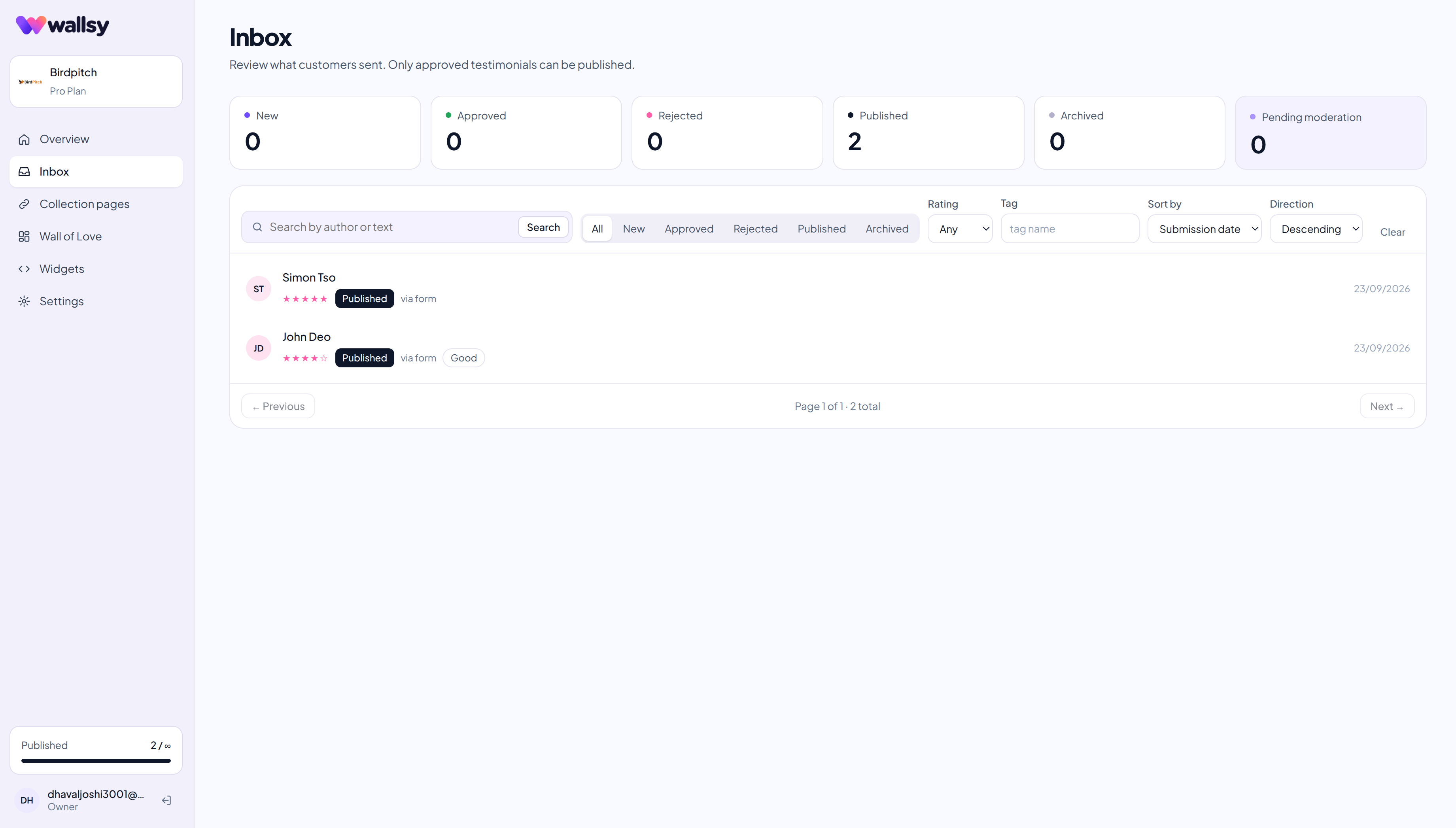 Wallsy screenshot 2