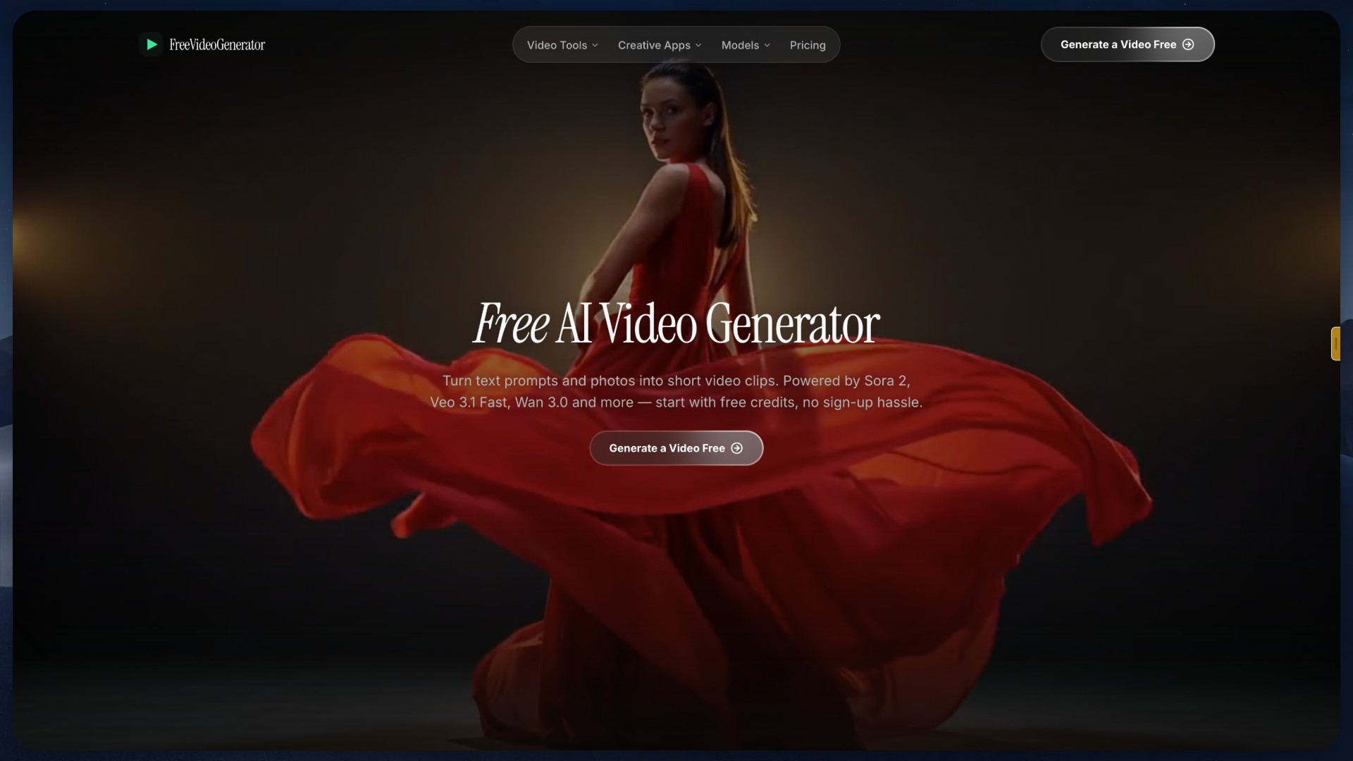 FreeVideoGenerator screenshot 1