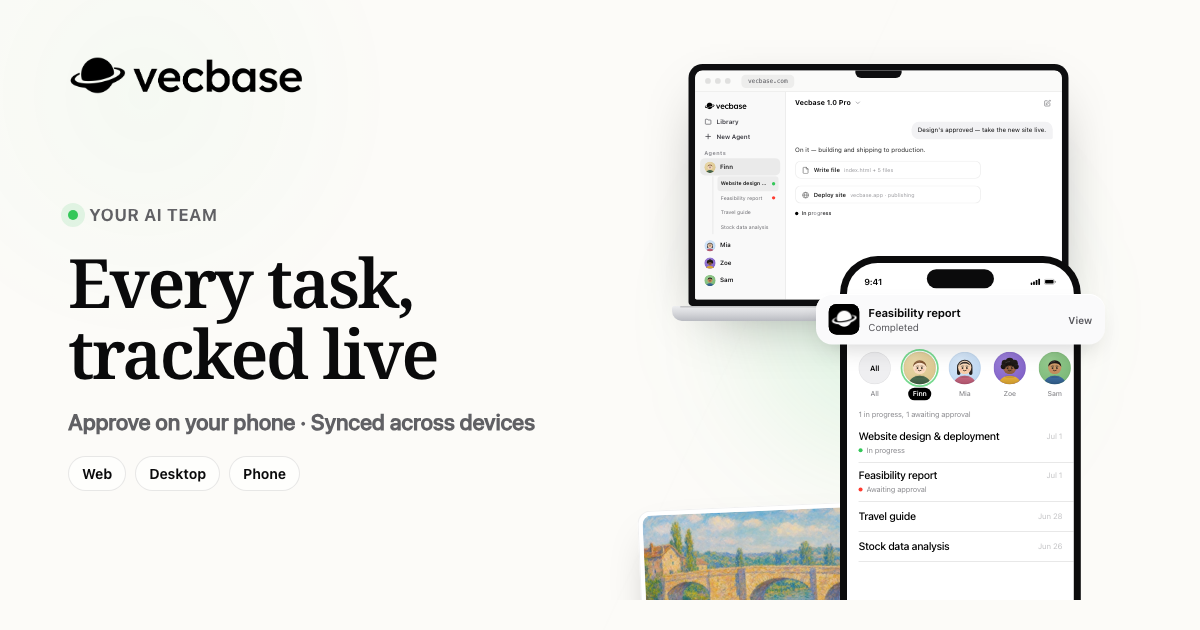 Vecbase screenshot 2