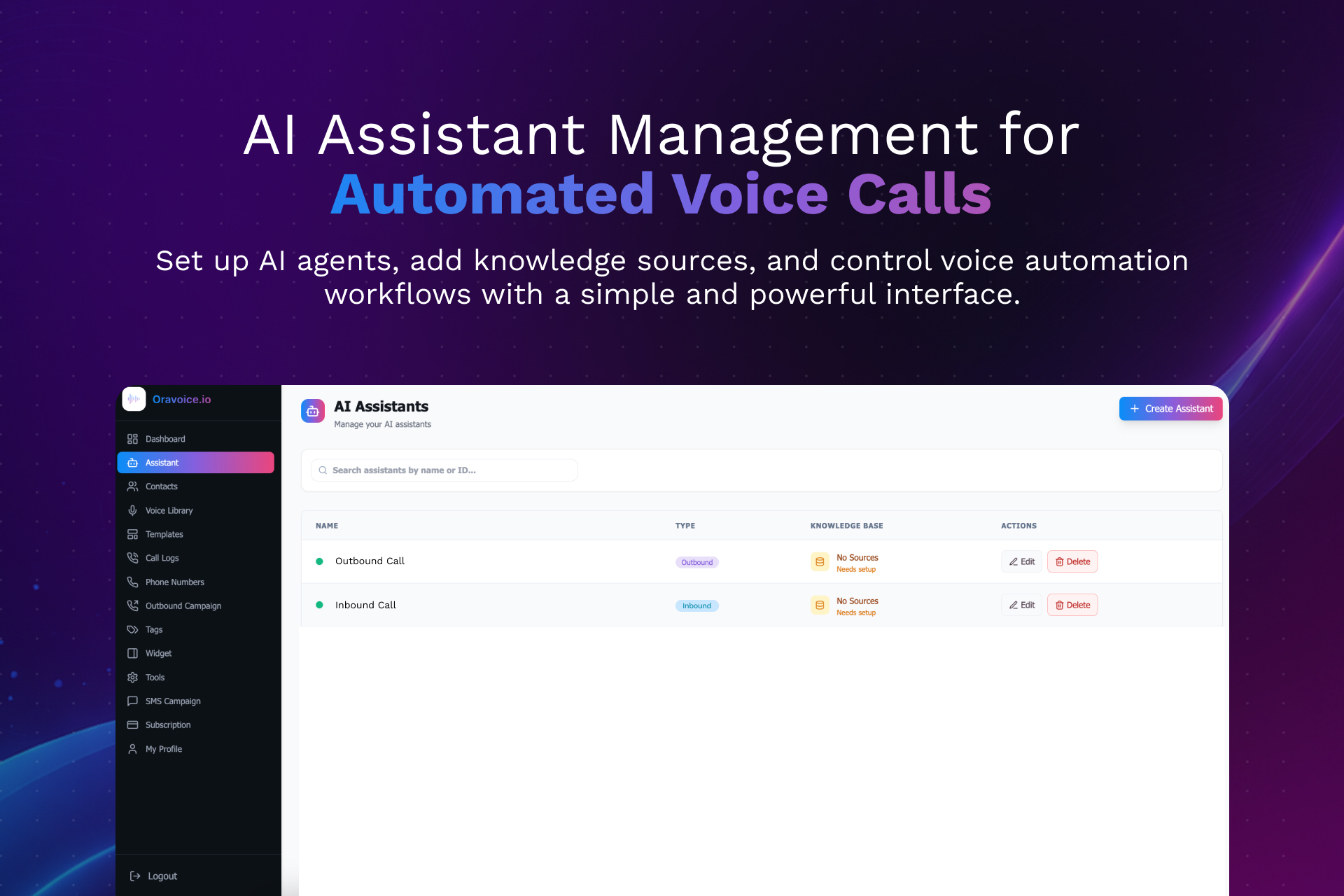 Oravoice screenshot 1