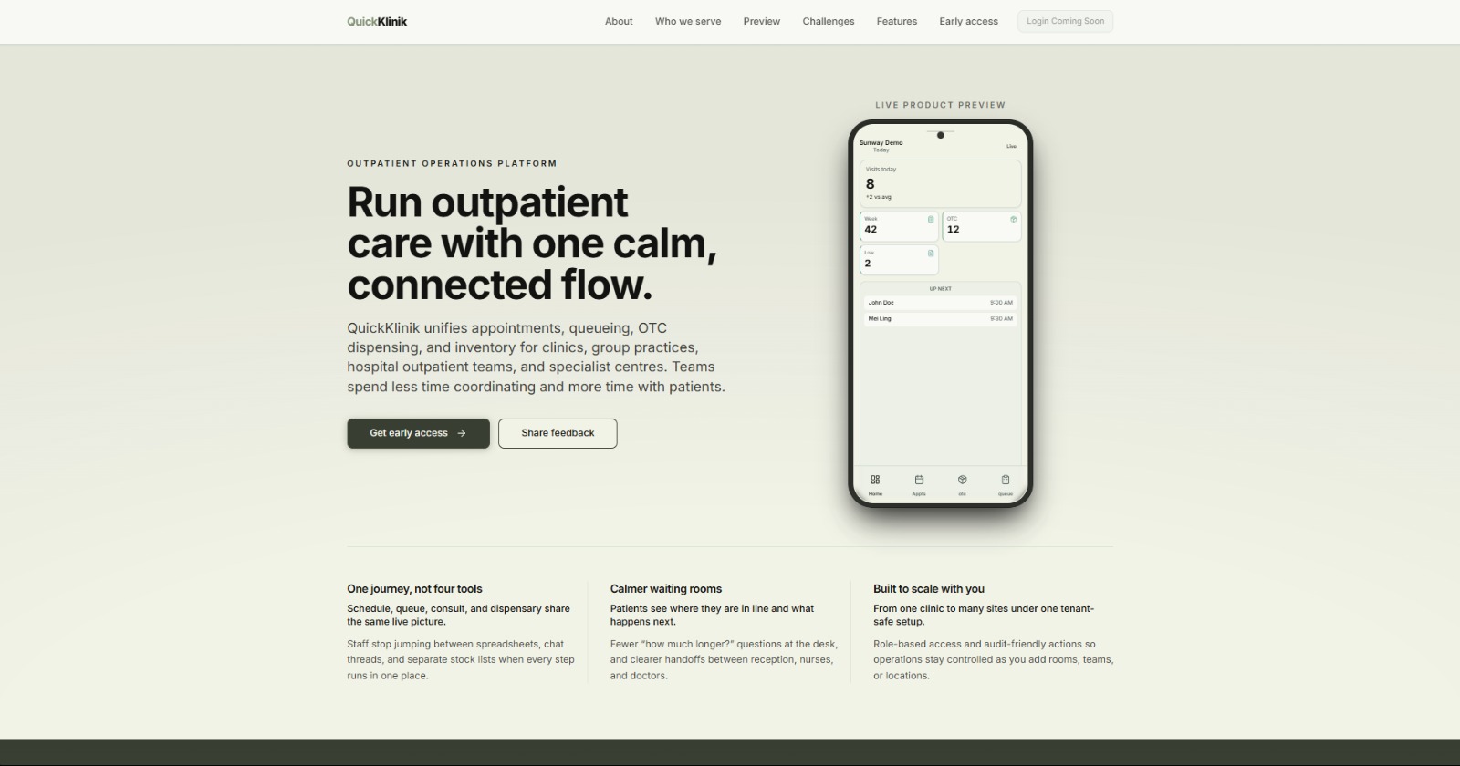 QuickKlinik screenshot 1