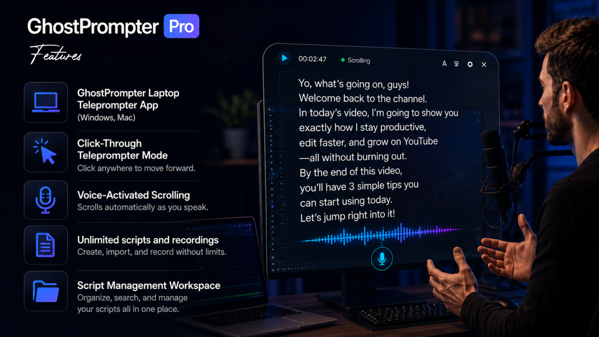 GhostPrompter screenshot 1