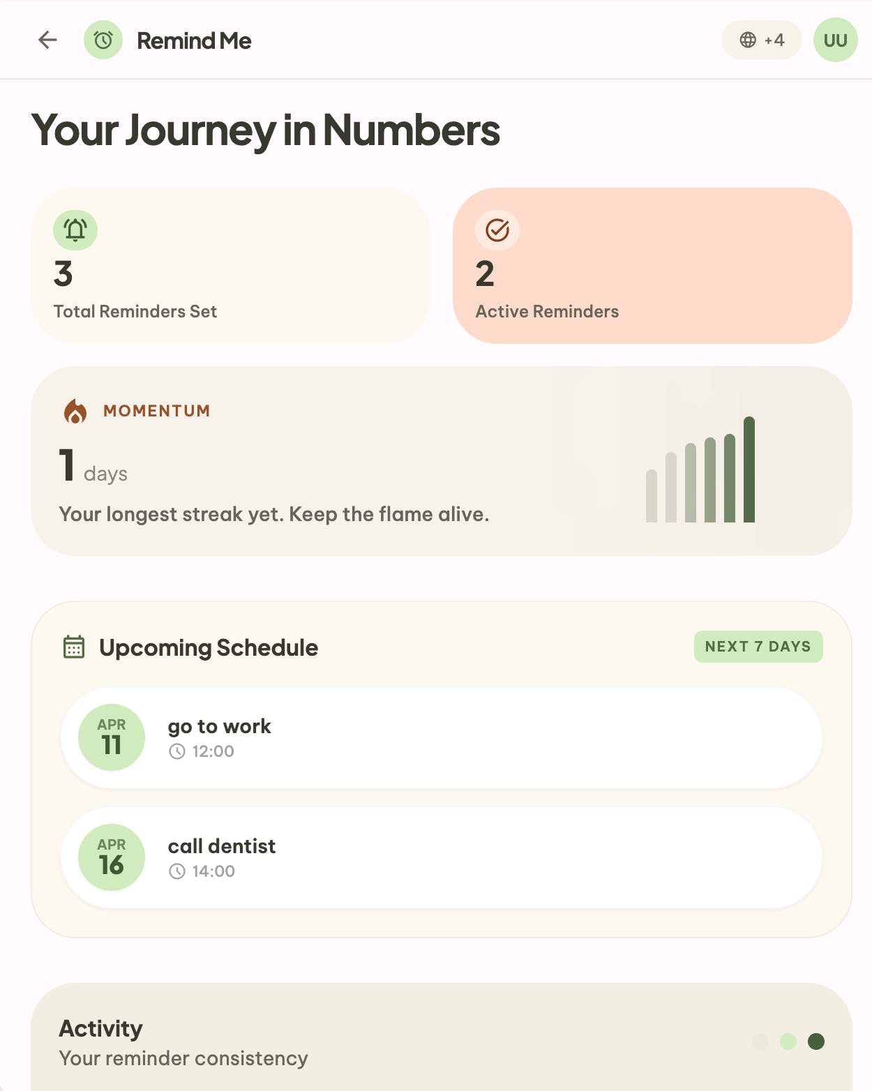 Remind Me screenshot 2