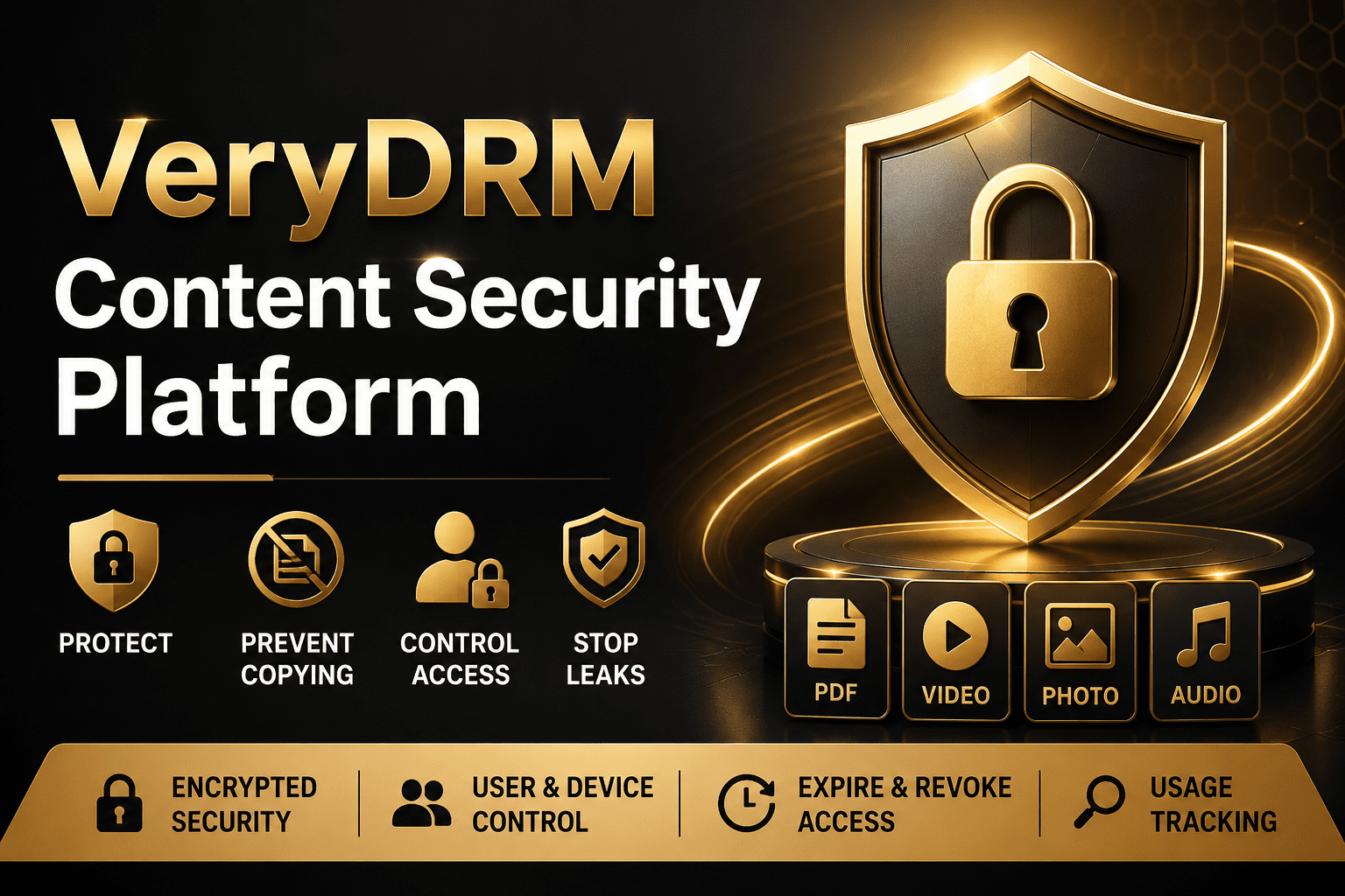 VeryDRM Content Security Platform screenshot 1