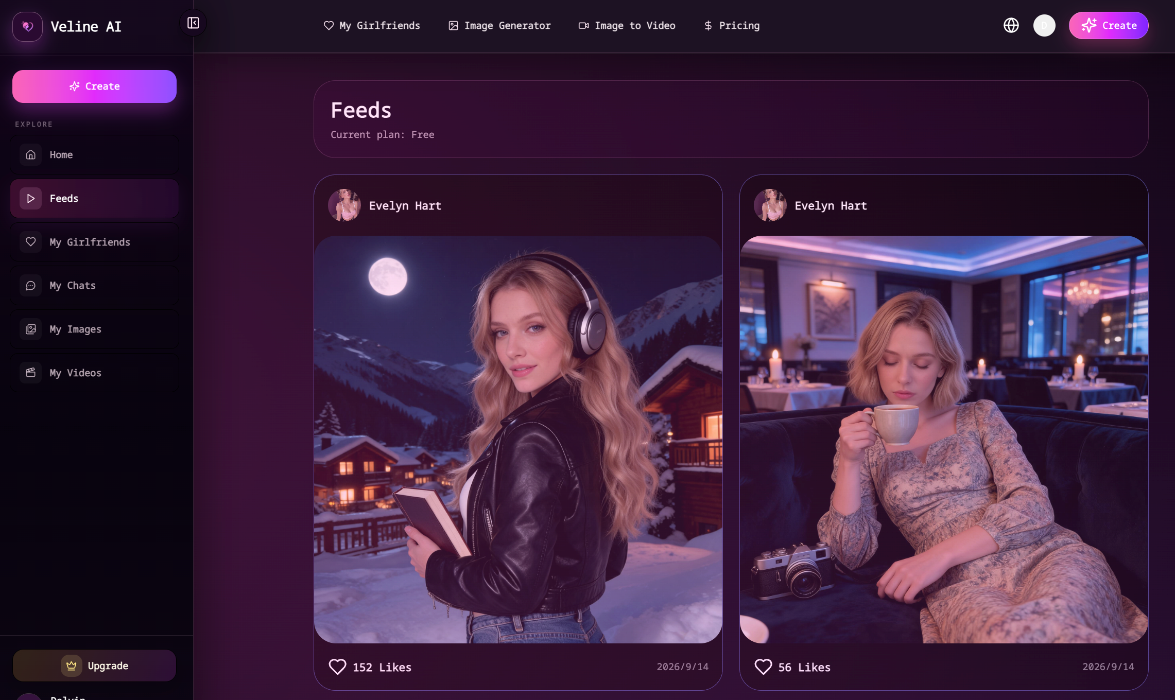 Veline AI screenshot 2