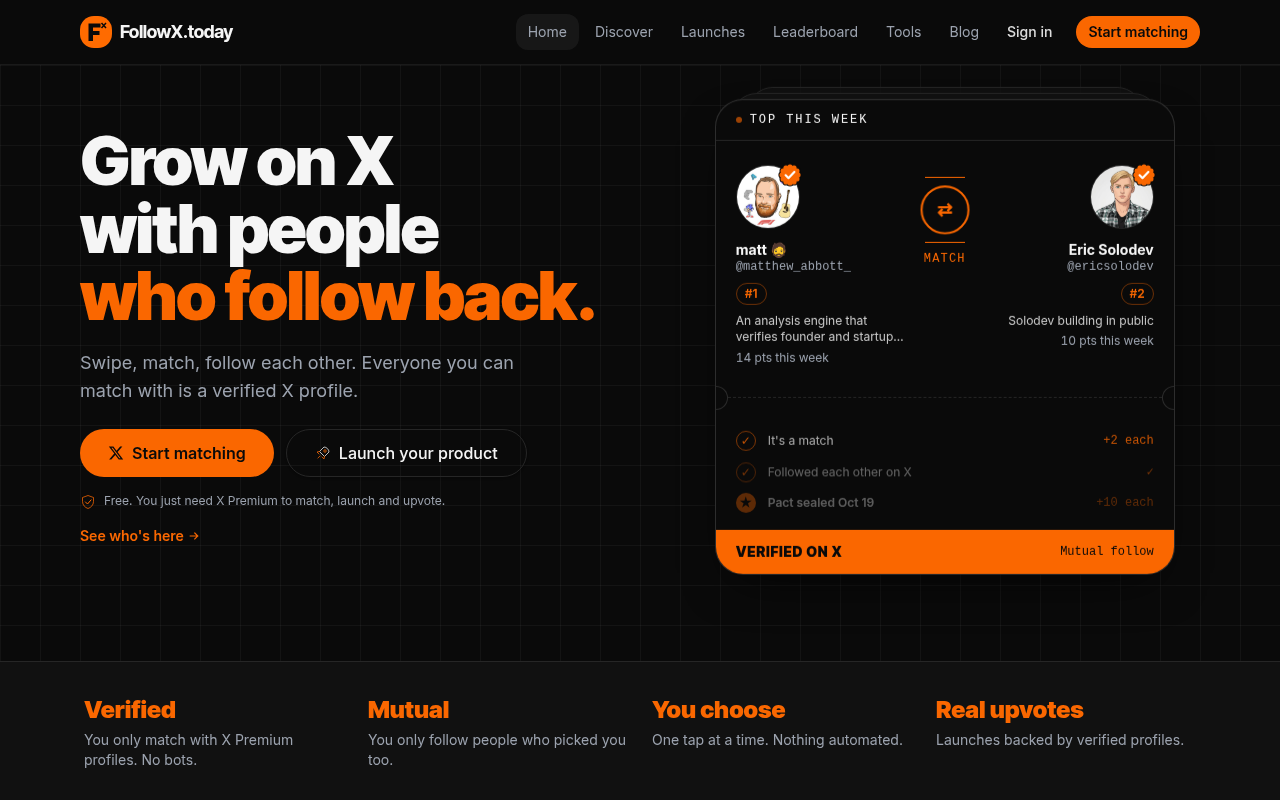 FollowX screenshot 1