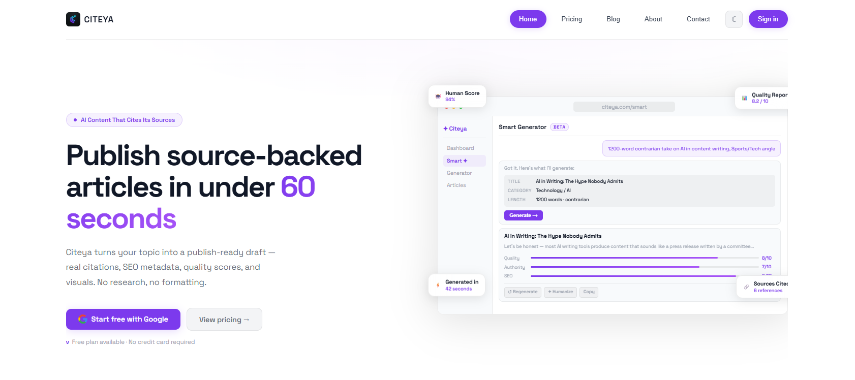 Citeya screenshot 1