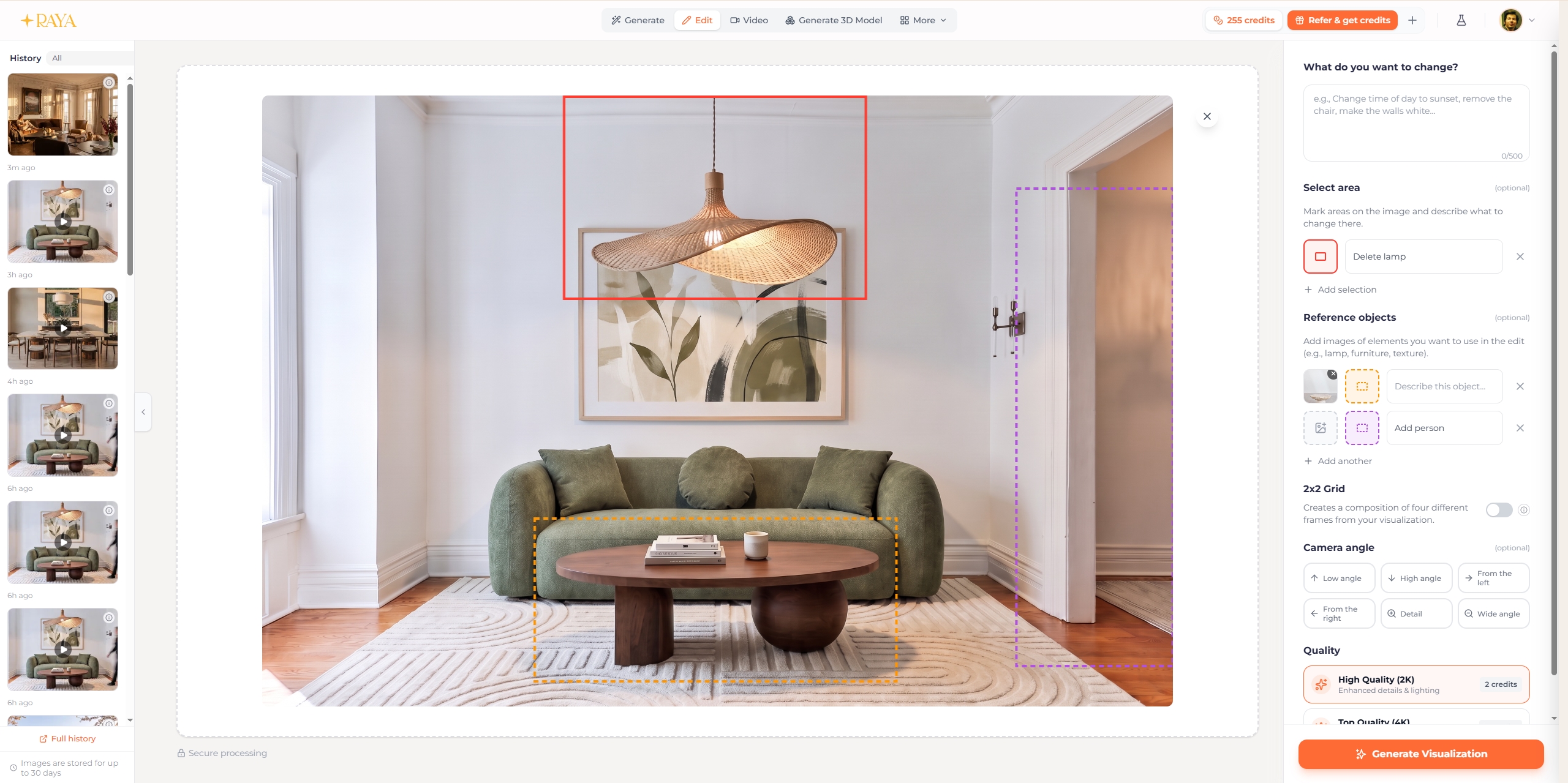 Raya.design screenshot 2