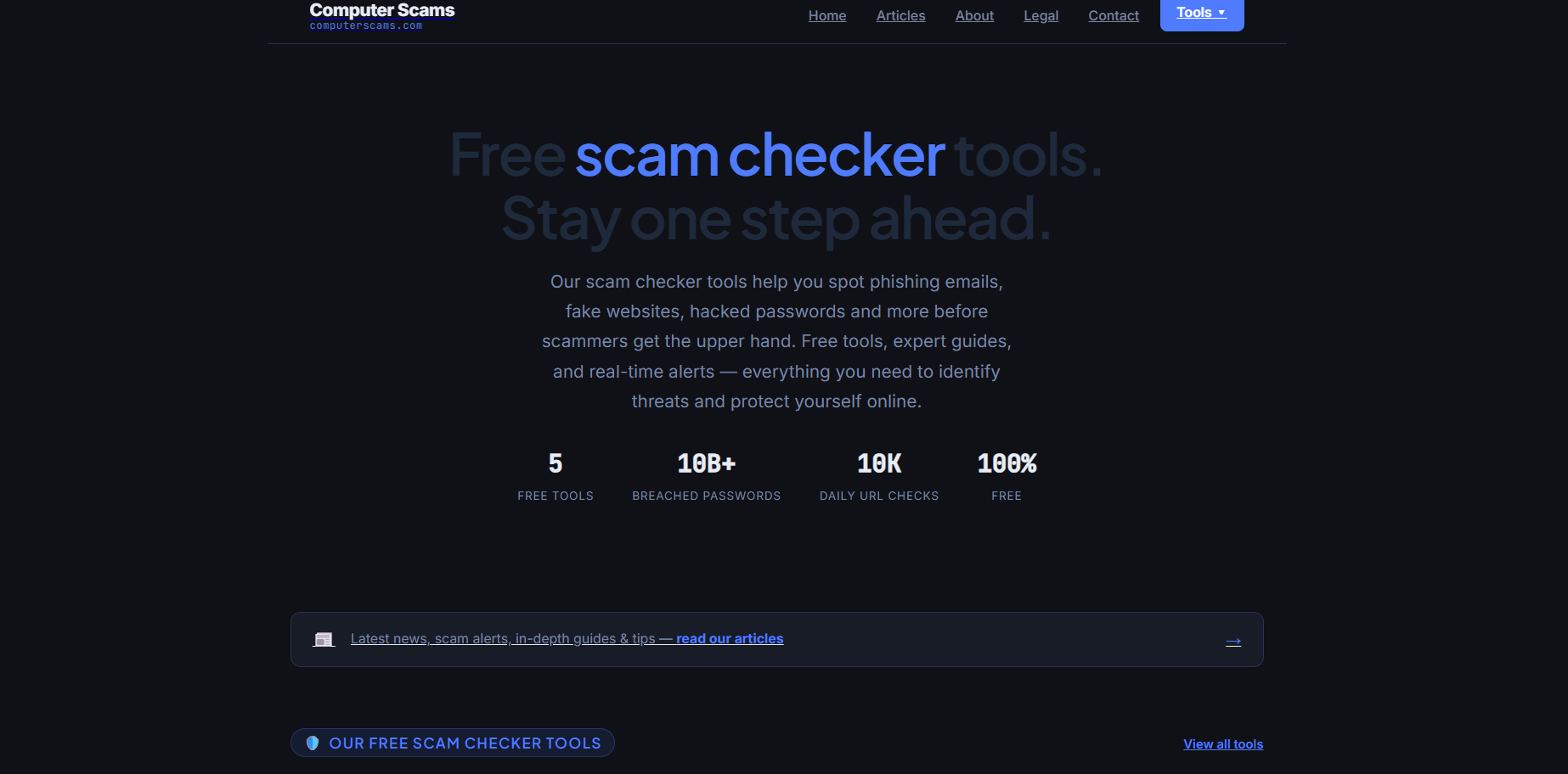 Computer Scams screenshot 1