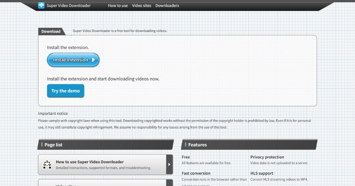 Super Video Downloader screenshot 1