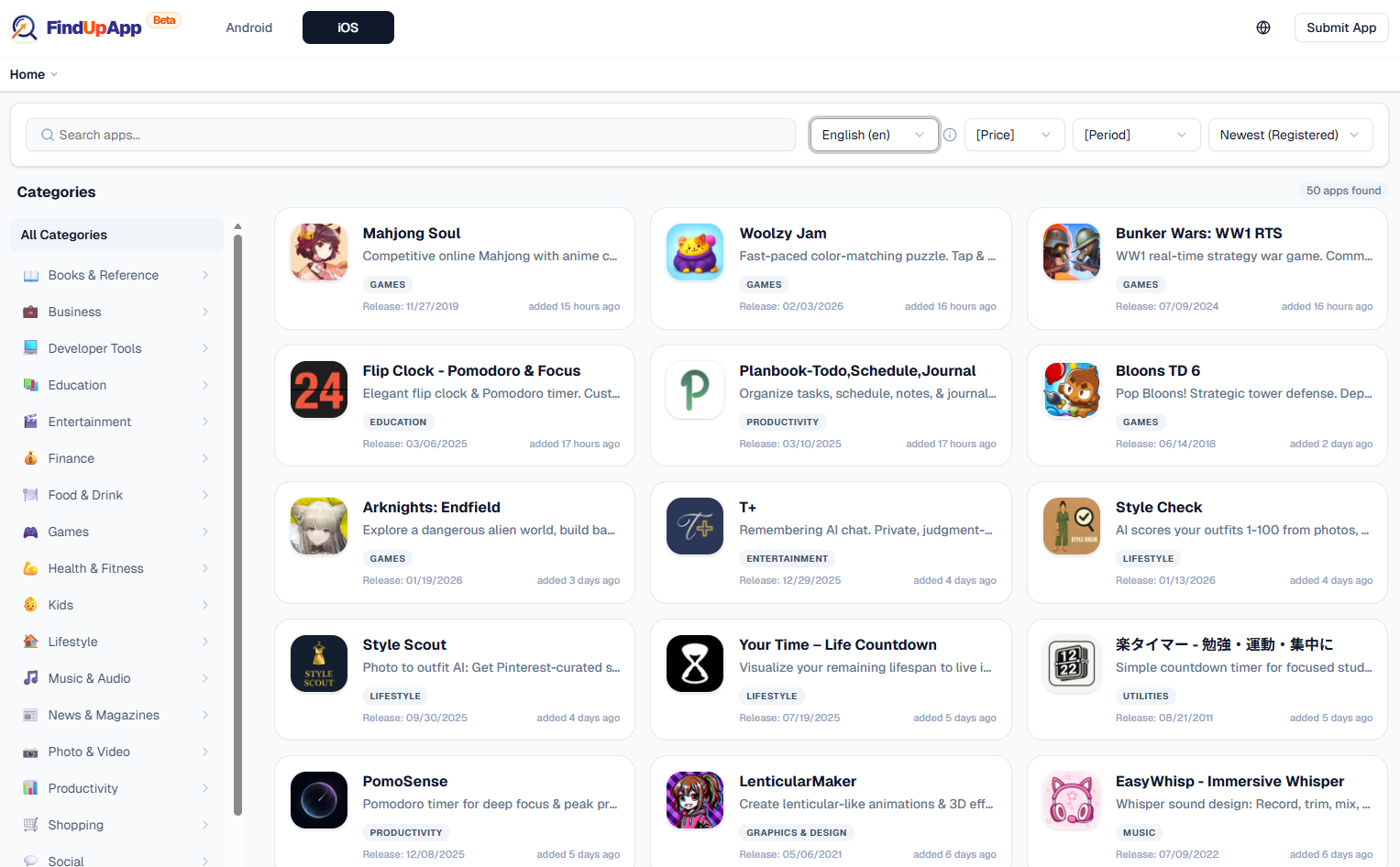 FindUpApp - App Discovery & Listing Platform screenshot 2