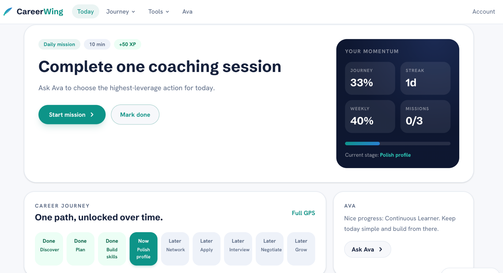 CareerWing screenshot 1