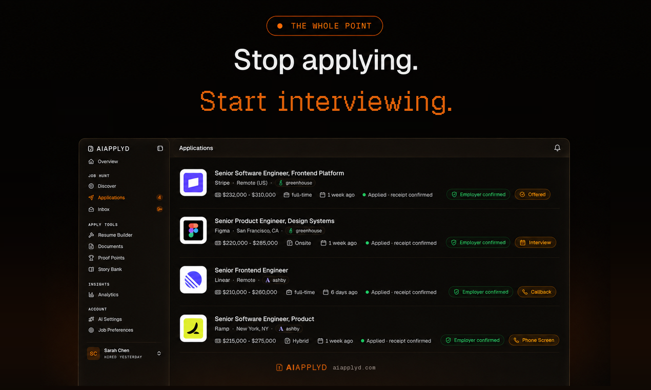 AI Applyd screenshot 1