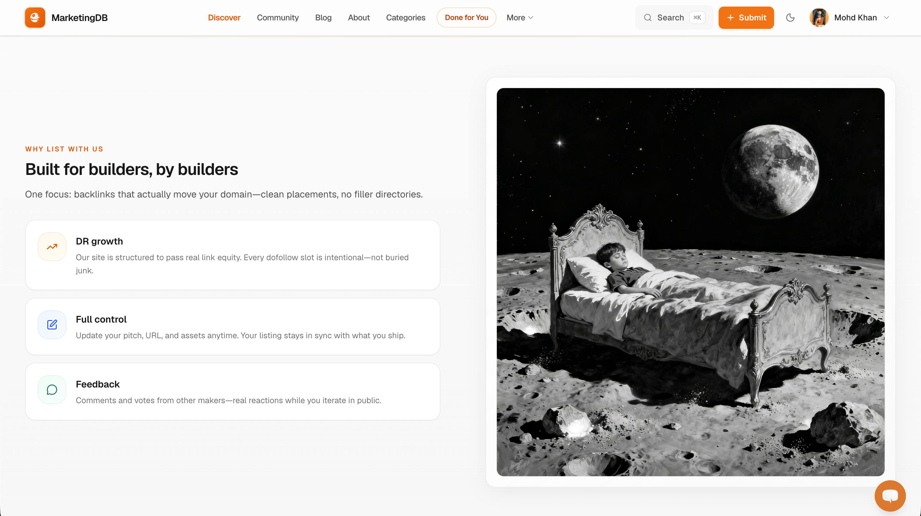 MarketingDB screenshot 1