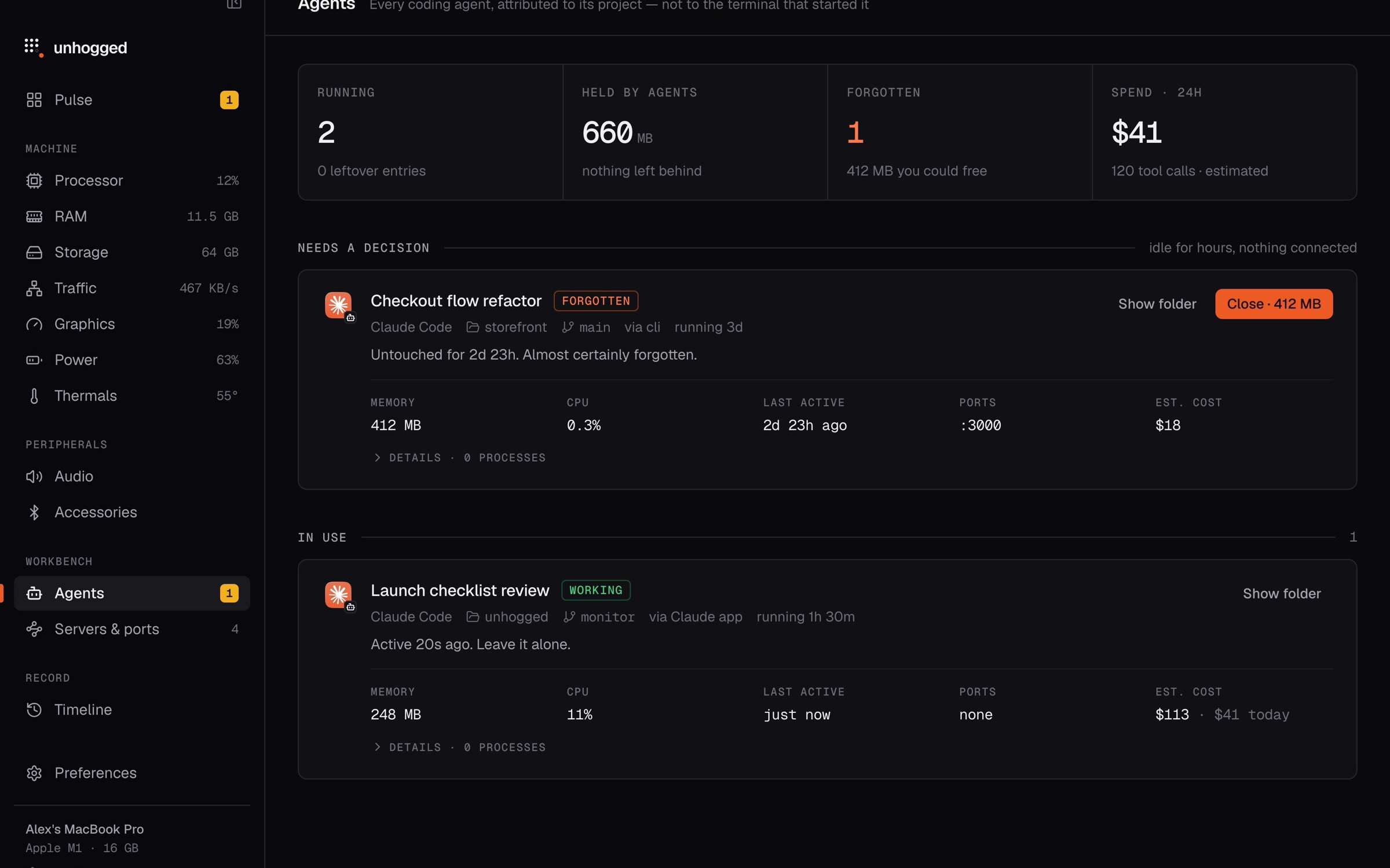 Unhogged screenshot 2