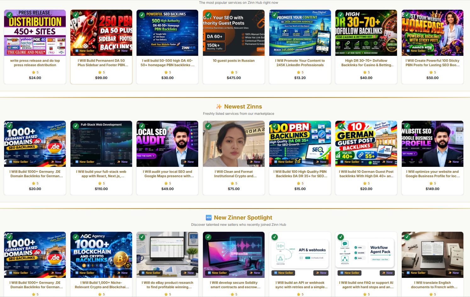 Zinn Hub® screenshot 2