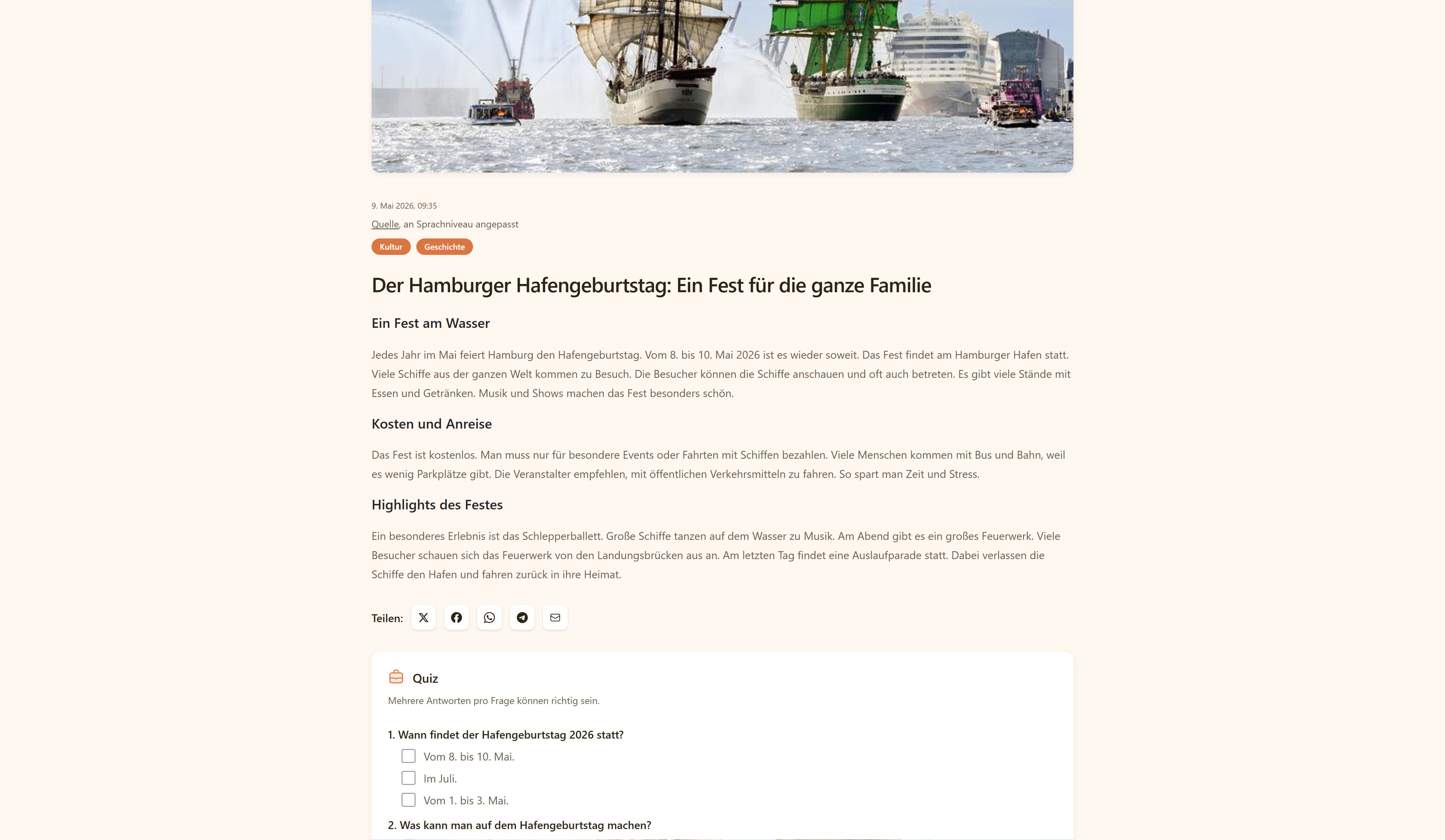 Deutsch-Lesen.com screenshot 3