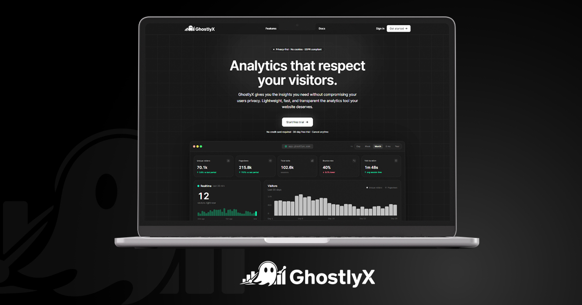 GhostlyX Analytics screenshot 1