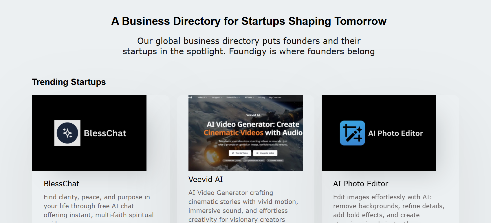 Foundigy screenshot 1