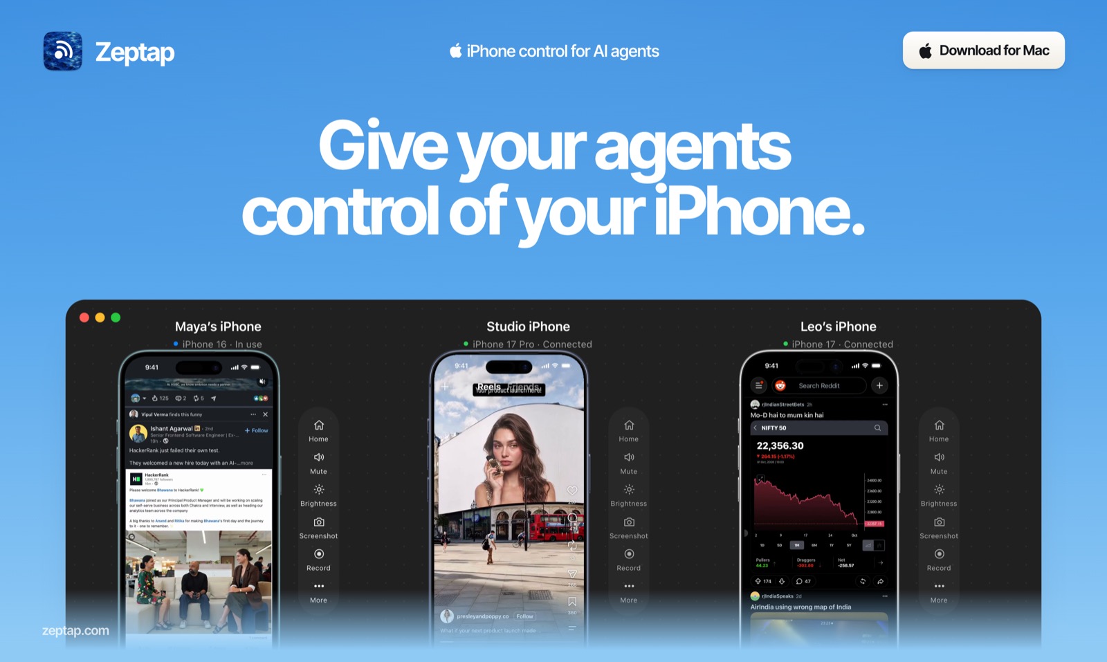 Zeptap screenshot 1