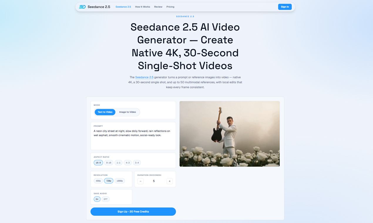 Seedance 2.5 screenshot 3