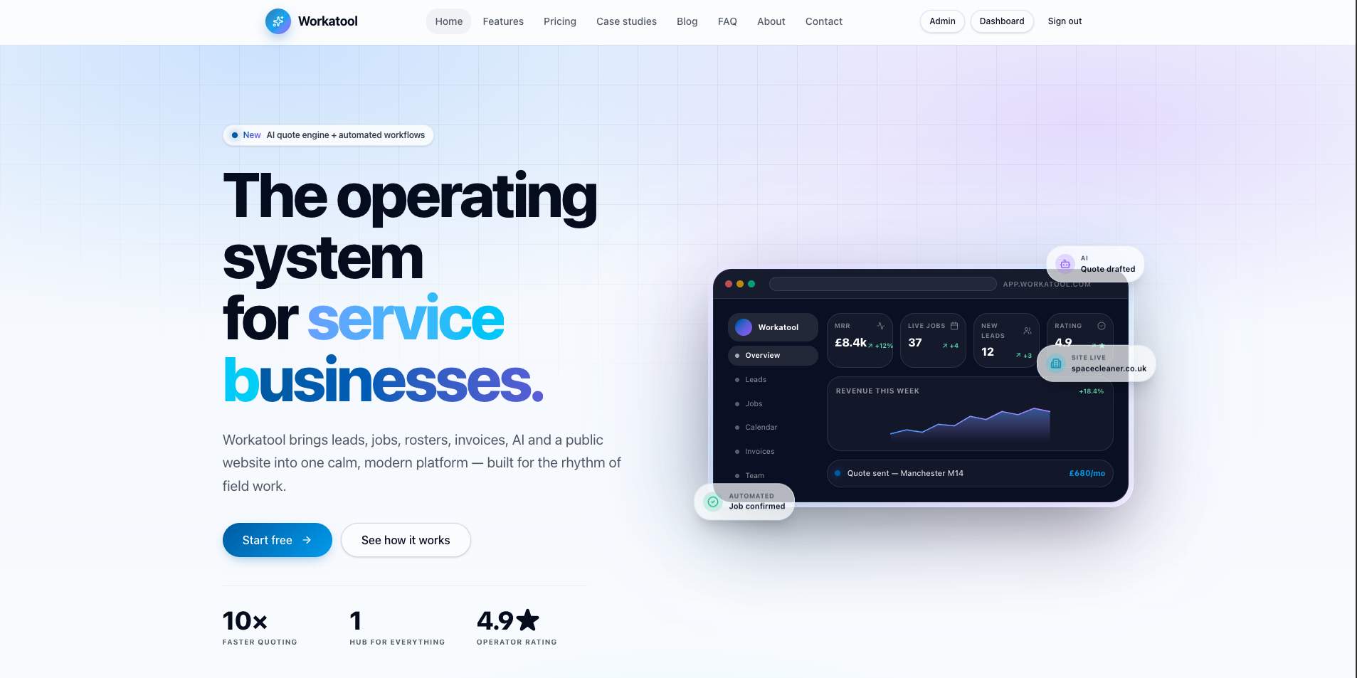 Workatool screenshot 1