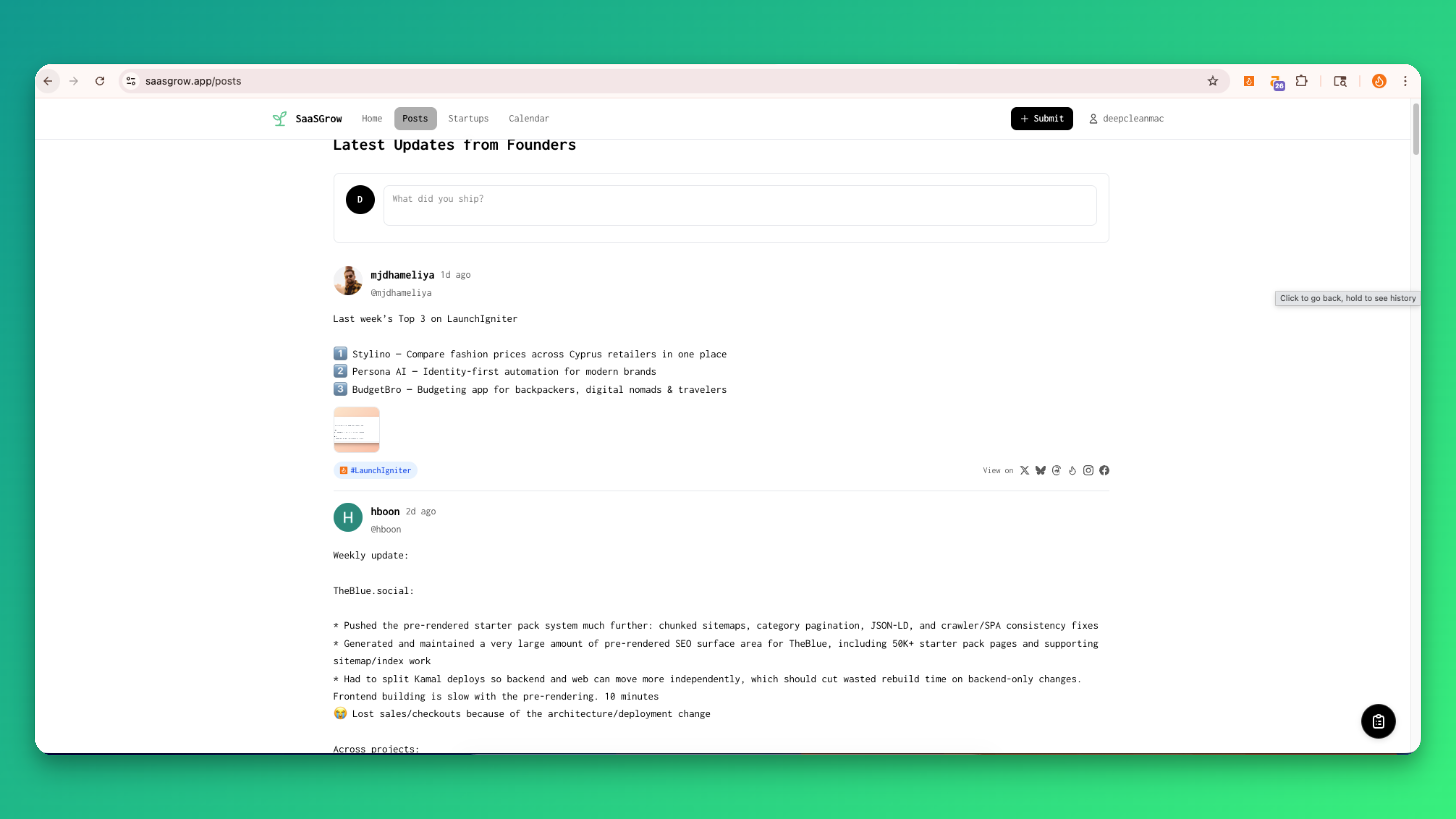 SaaSGrow screenshot 1
