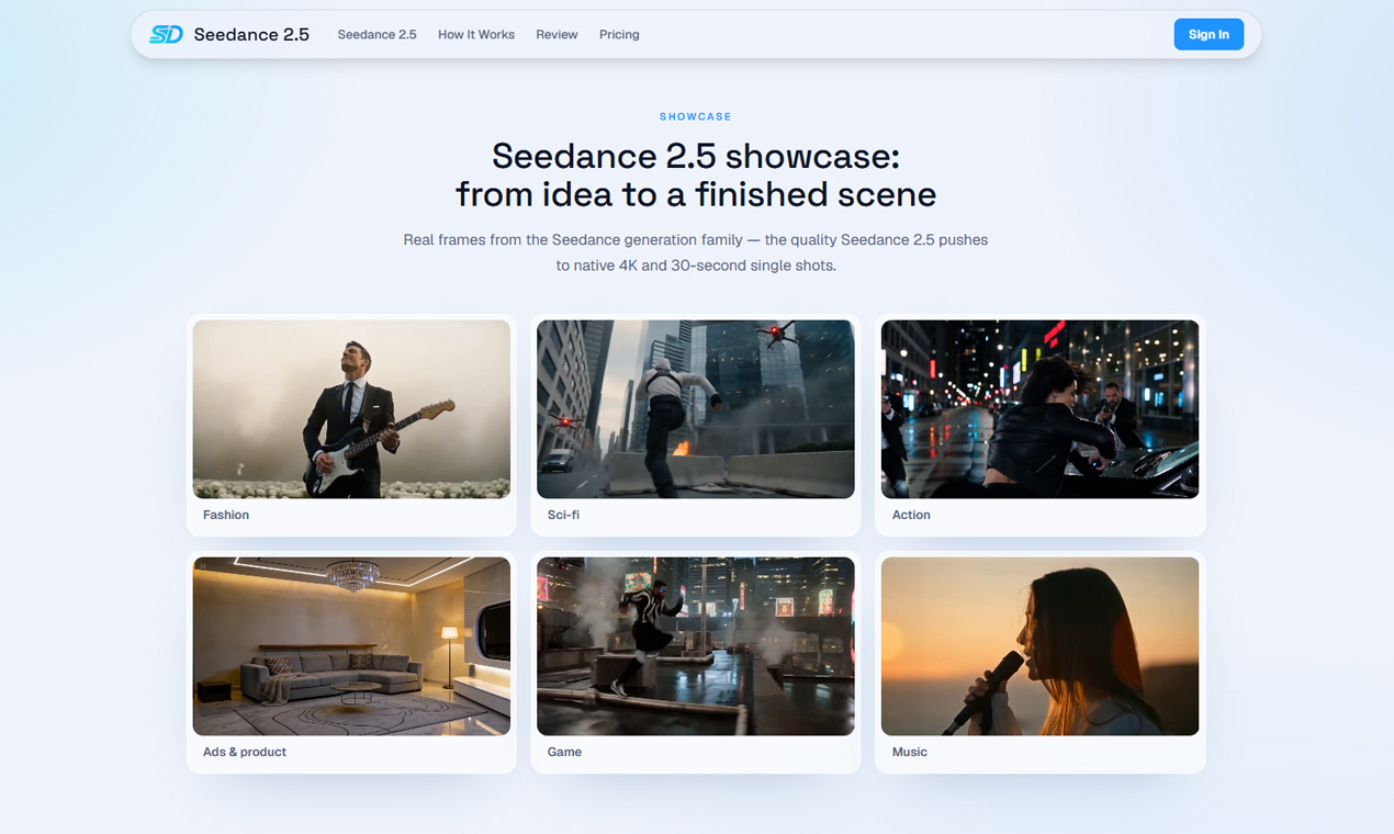 Seedance 2.5 screenshot 2