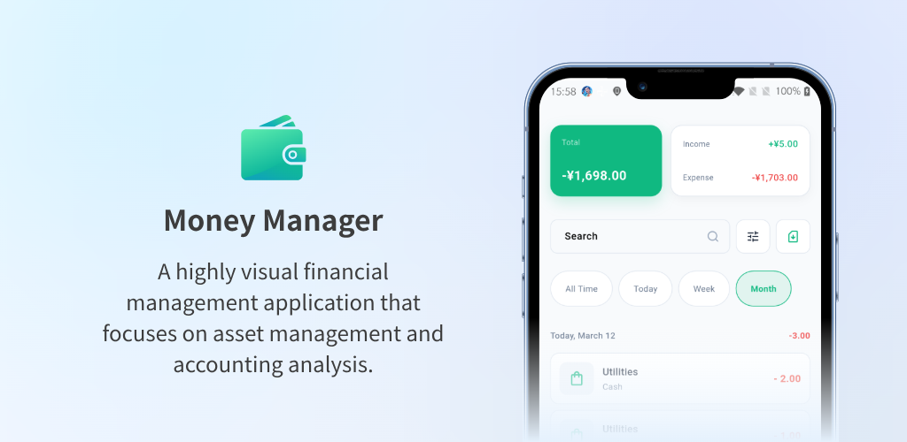 Money Manager - Expense Tracker  screenshot 1