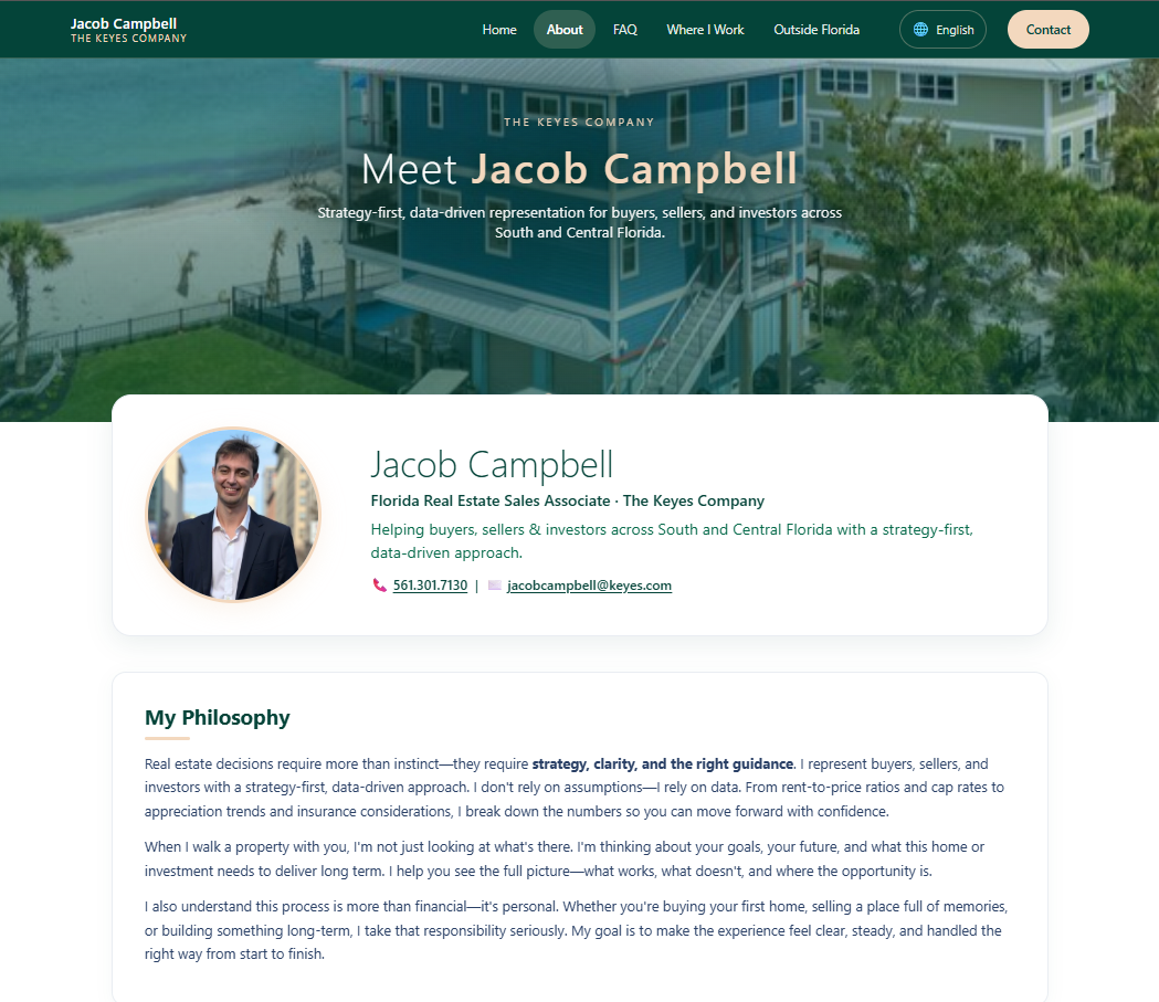 Jacob Campbell - Real Estate Agent screenshot 1