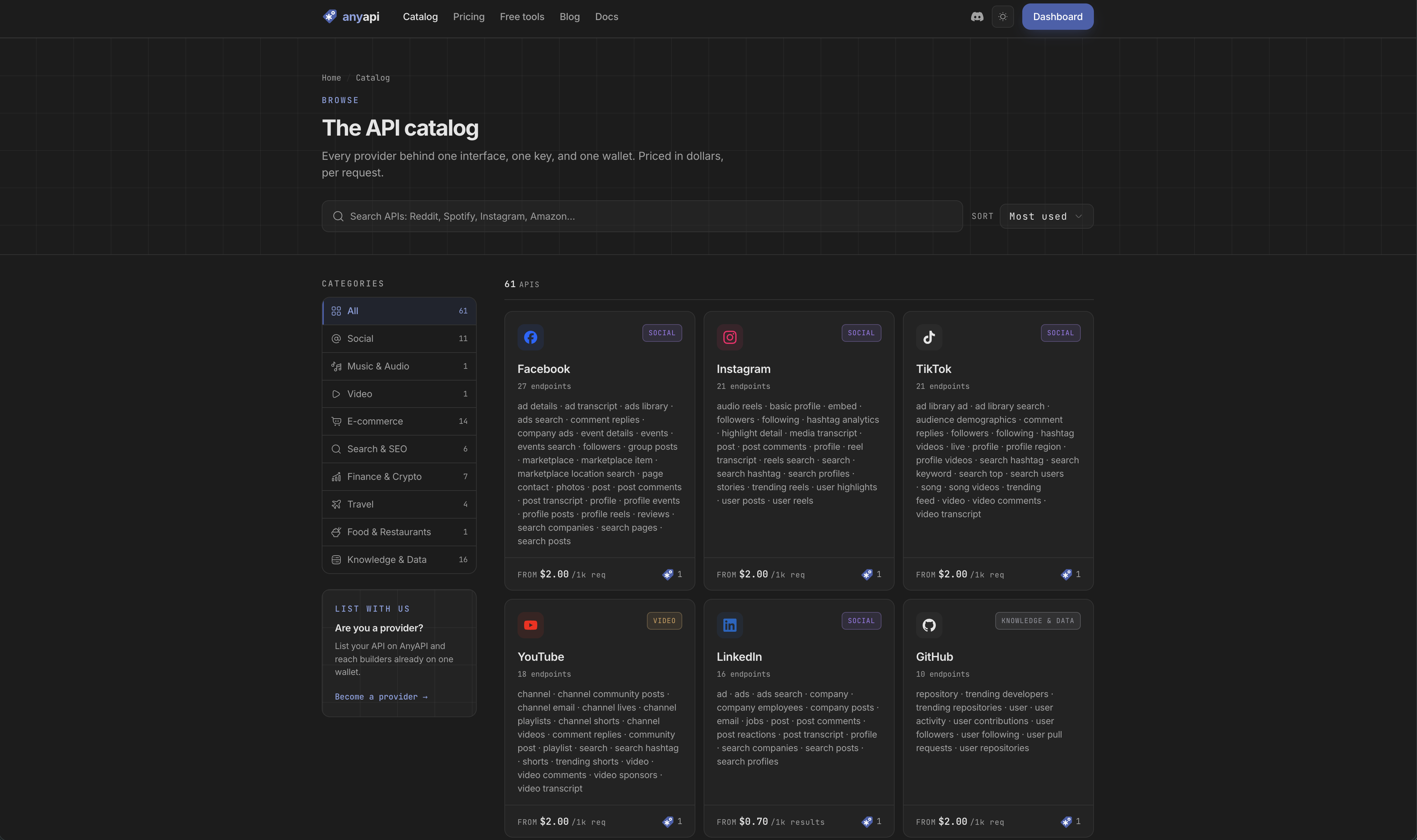 AnyAPI screenshot 2
