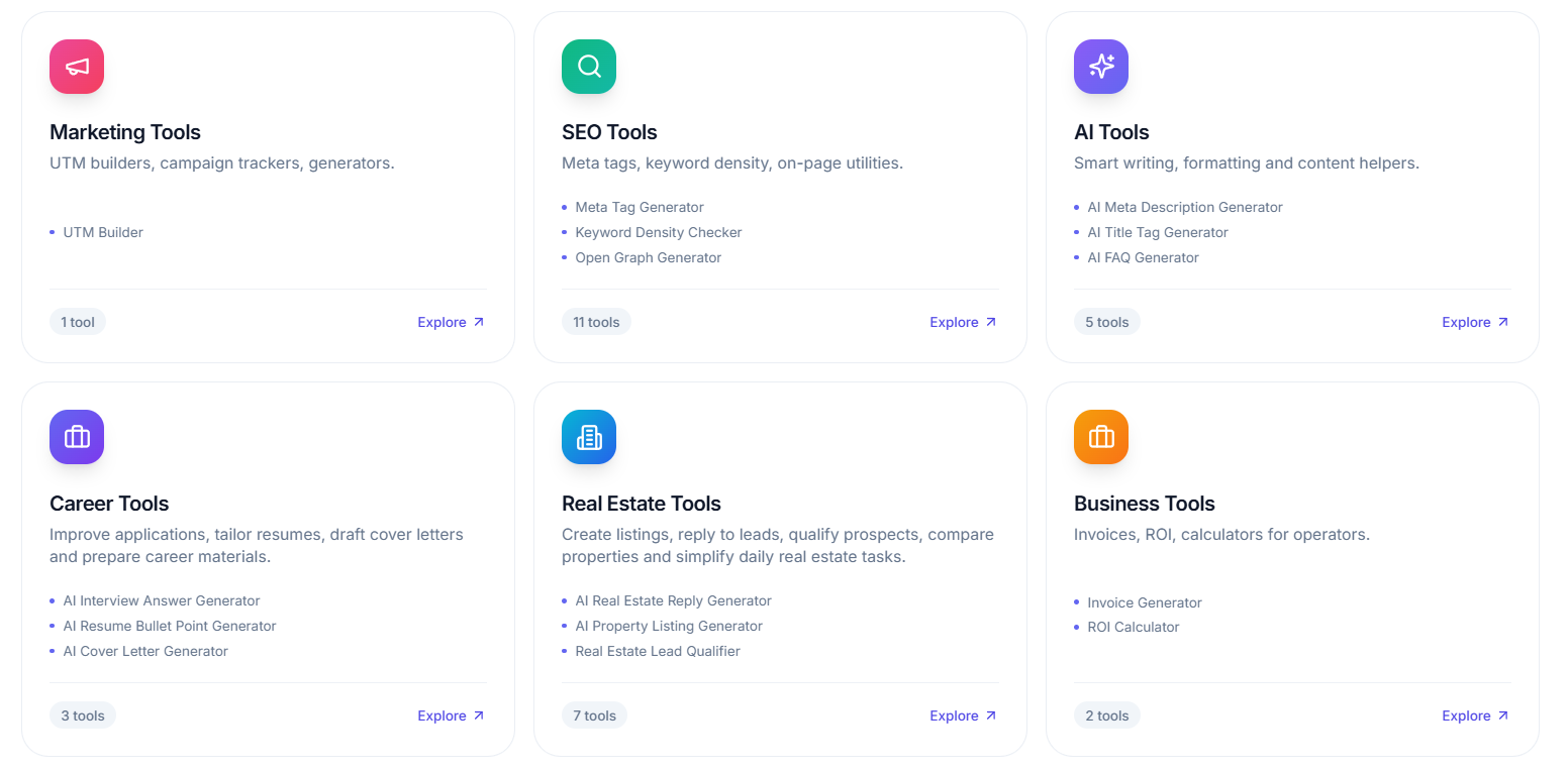 ToolMint screenshot 2