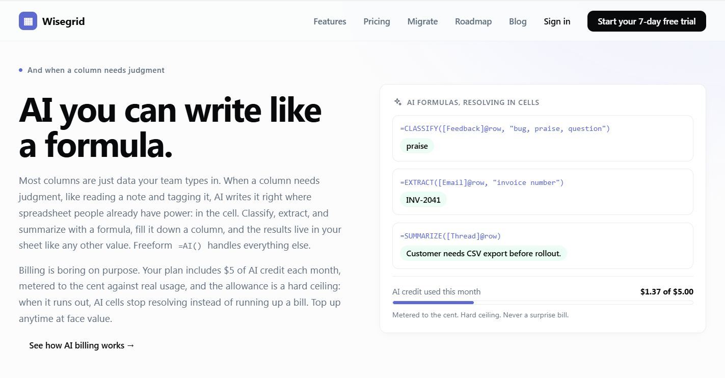 Wisegrid screenshot 3