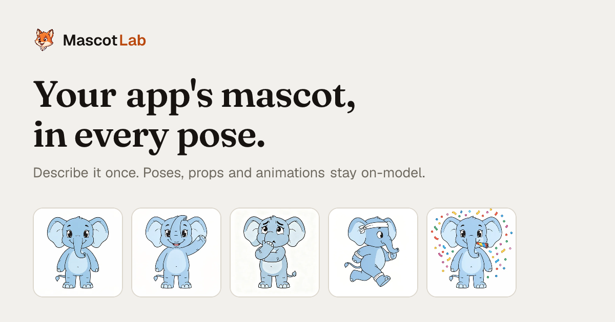 MascotLab screenshot 1